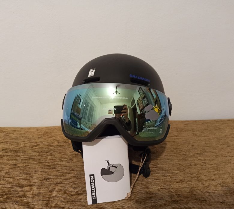 Casca schi ski copii Salomon Orka Visor. (NOUĂ)