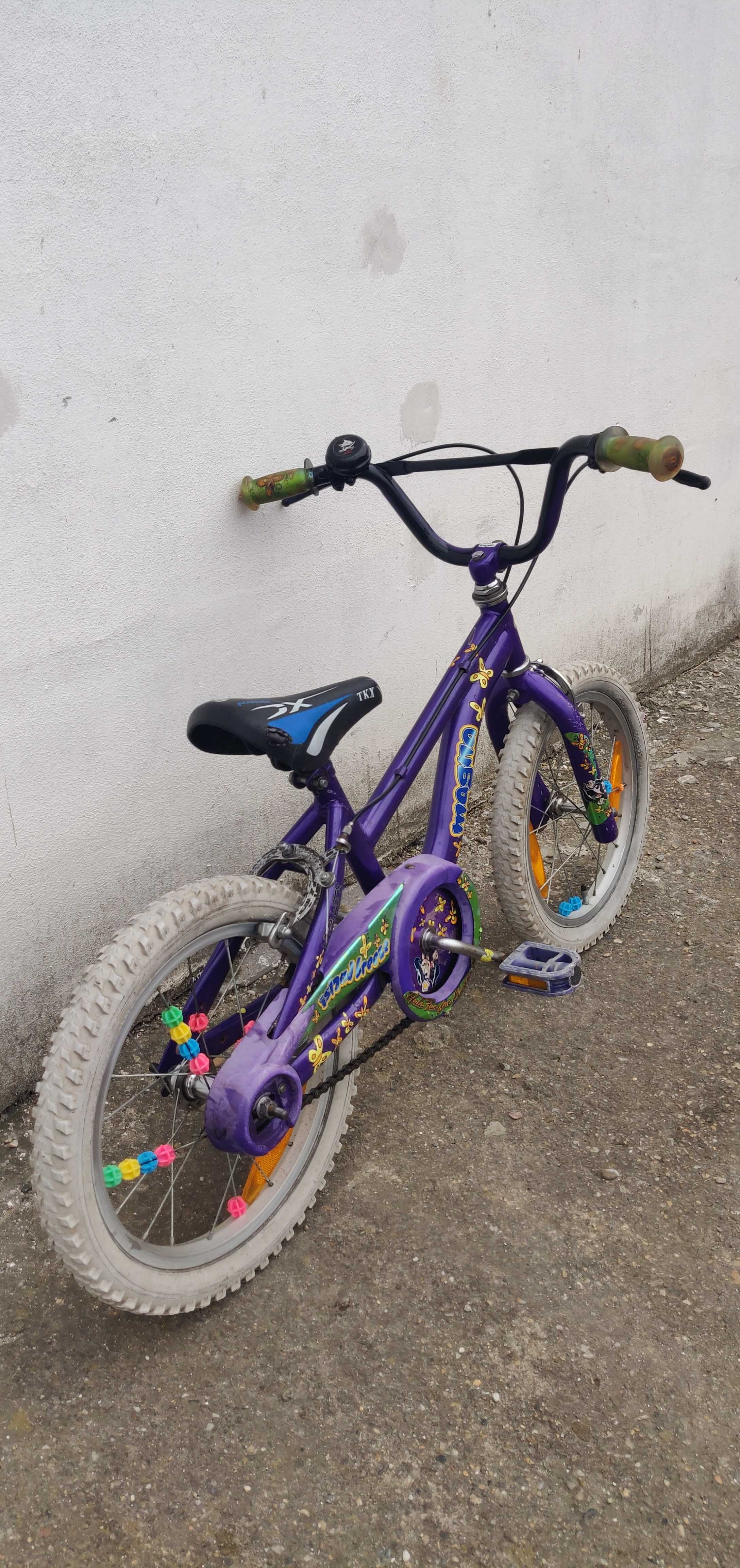 Bicicleta de copii cu roti de 16 inch
