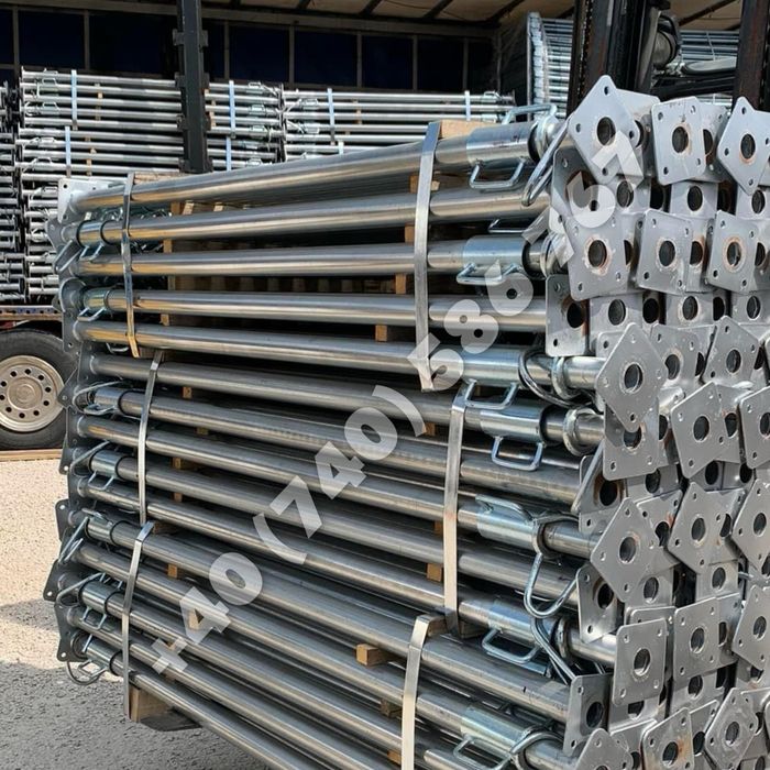 Popi metalici telescopici zincati, stalpi zincati , popici