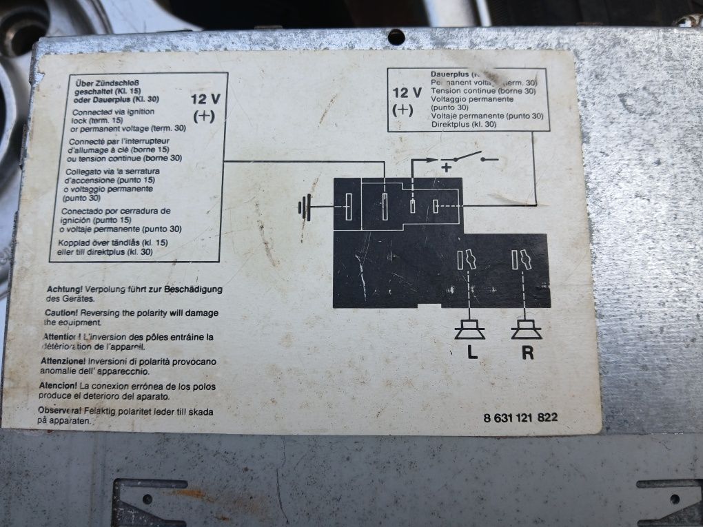 Оригинален ретро касетофон Blaupunkt Coburg RCM 127