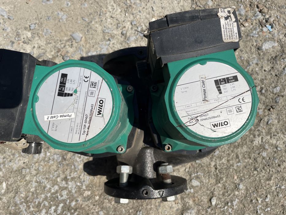 Grup pompare wilo pompa centrala accept si schimb
