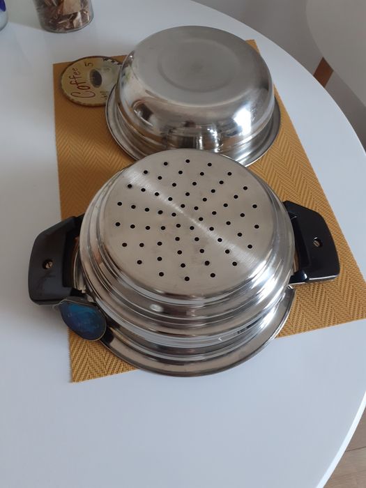 Strecurătoare din inox cu castron noua