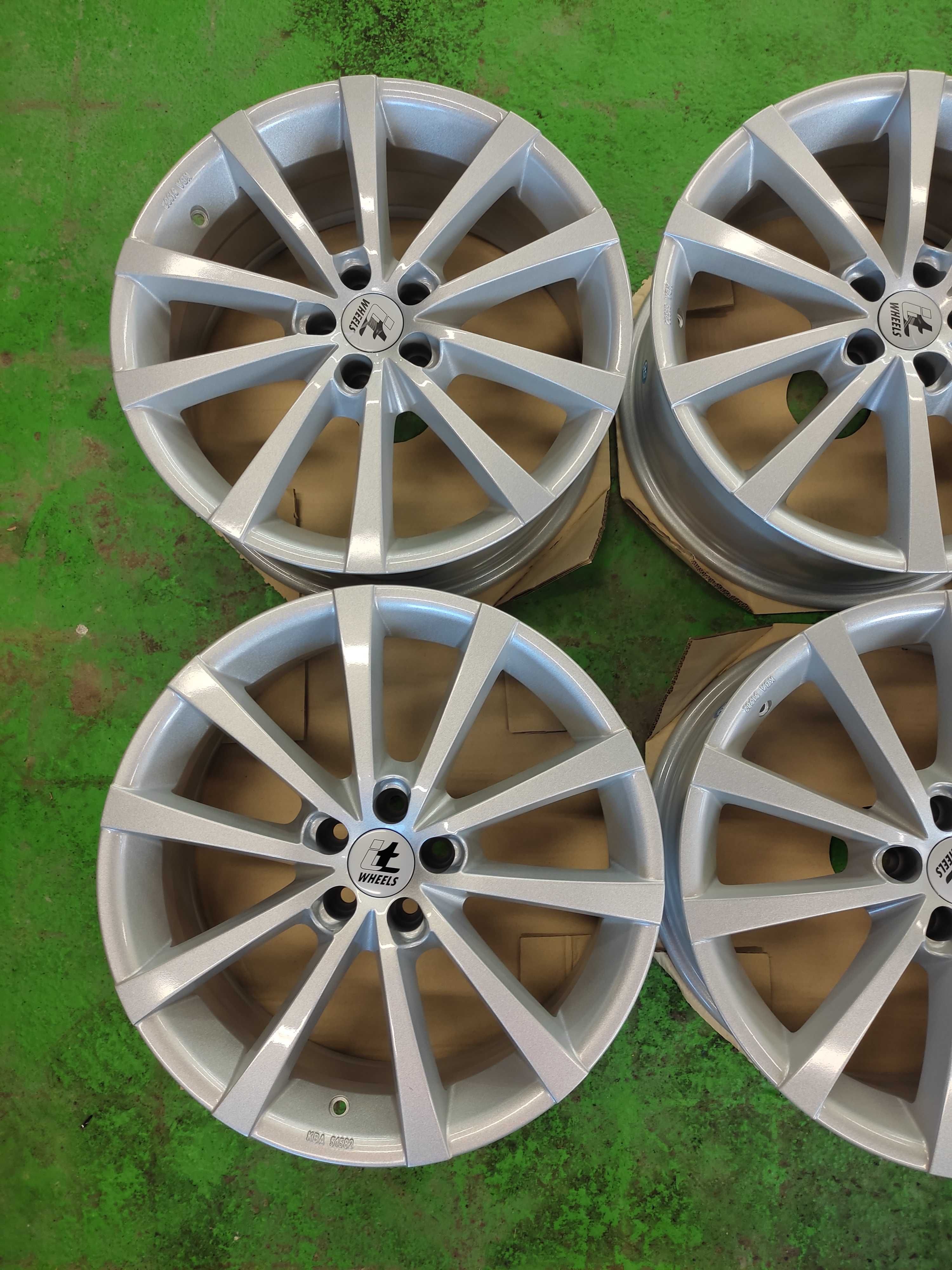 4 Jante NOi alu R18 5X100 J7 ET40 Butuc 57.1 VW seat skoda audi