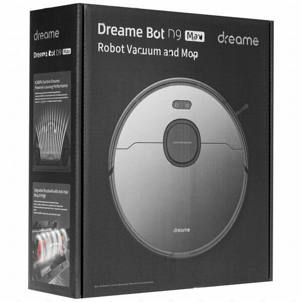 Робот-пылесос Xiaomi Dreame Bot D9 Max, черный