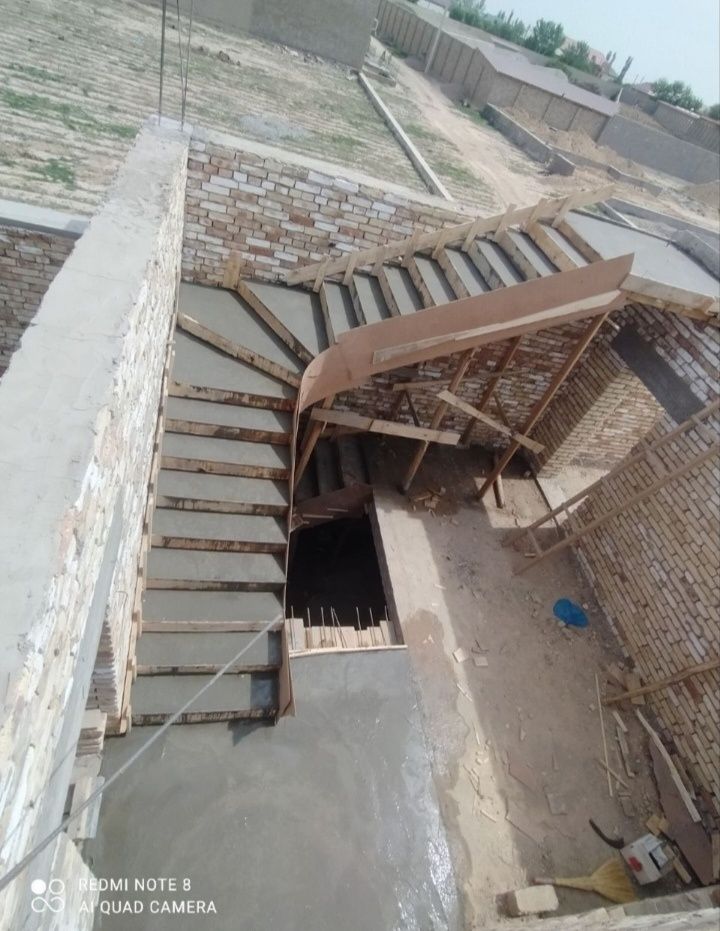 Zina beton zinapoyalar quyamiz