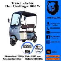 Triciclu NOU electric Thor Challenger 1000W Agramix