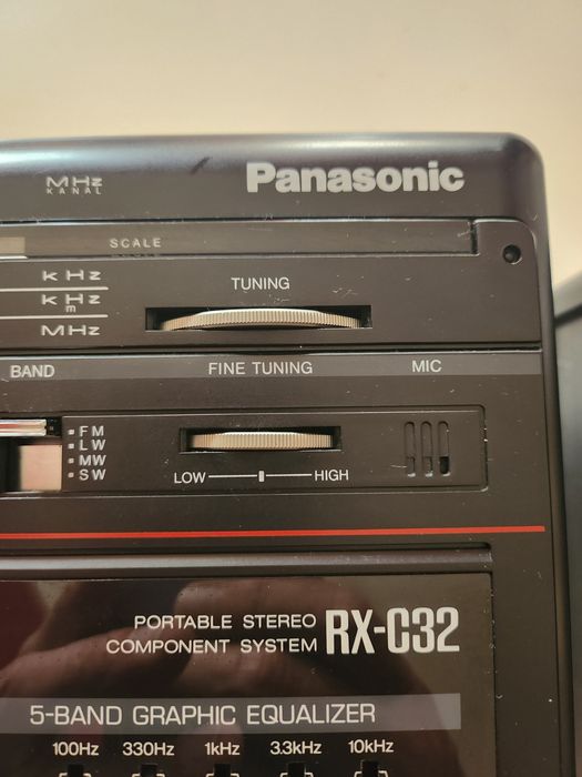 Radiocasetofon Panasonic RX-C32L perfect funcțional.