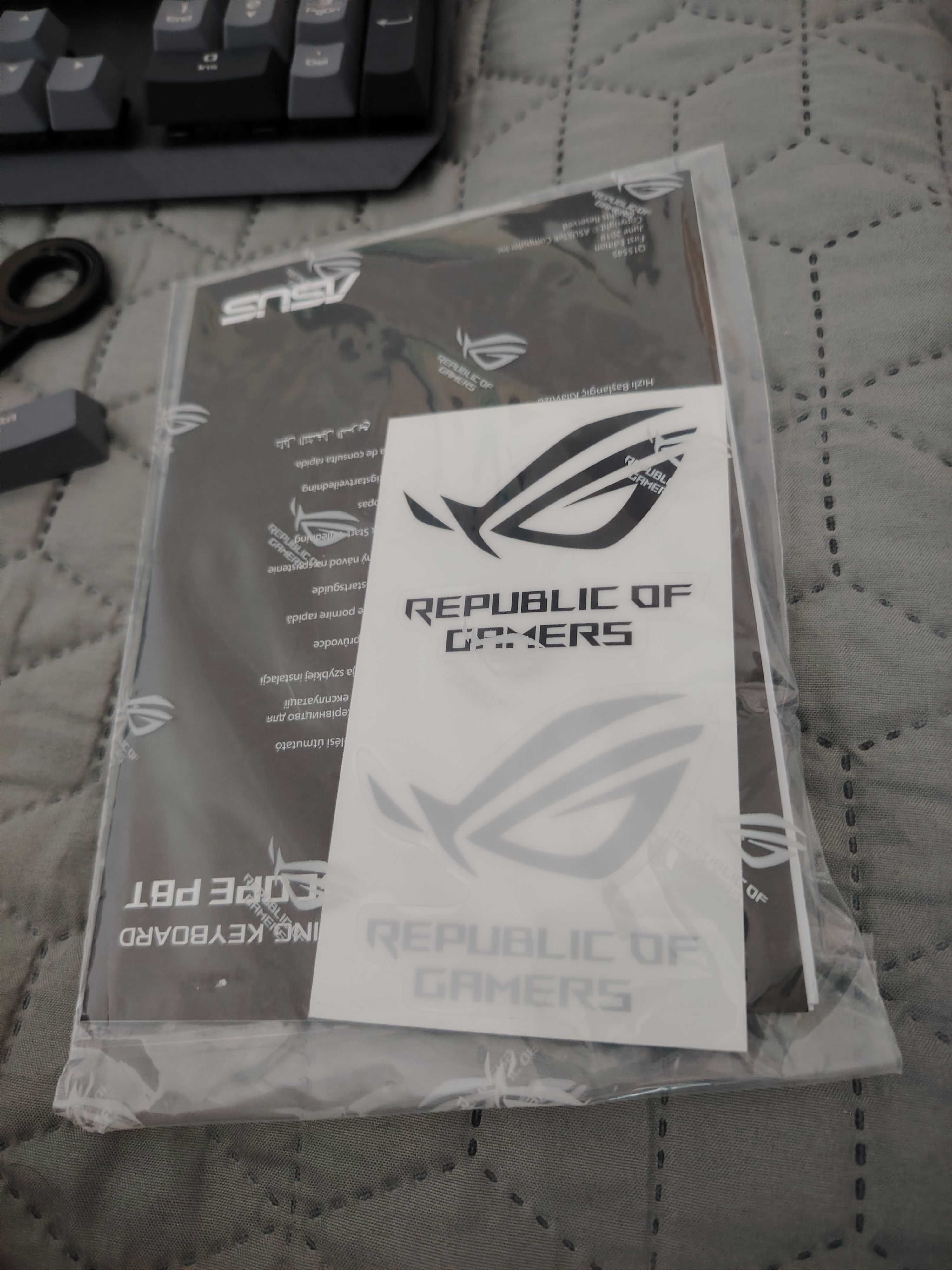 ASUS Rog Strix Scope PBT (first gen) mechanical keyboard