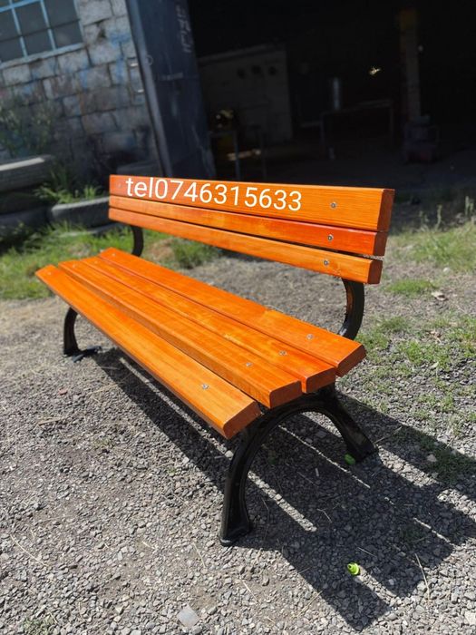 Banca parc gradina, calitative