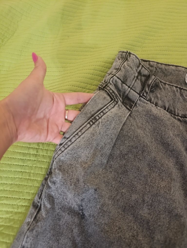 Широки дънки mom fit