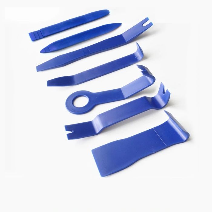 Set 7 spatule plastic demontare trim bord fete de usi