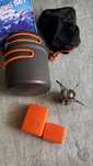 Set de gatit camping - vas de gatit + arzator