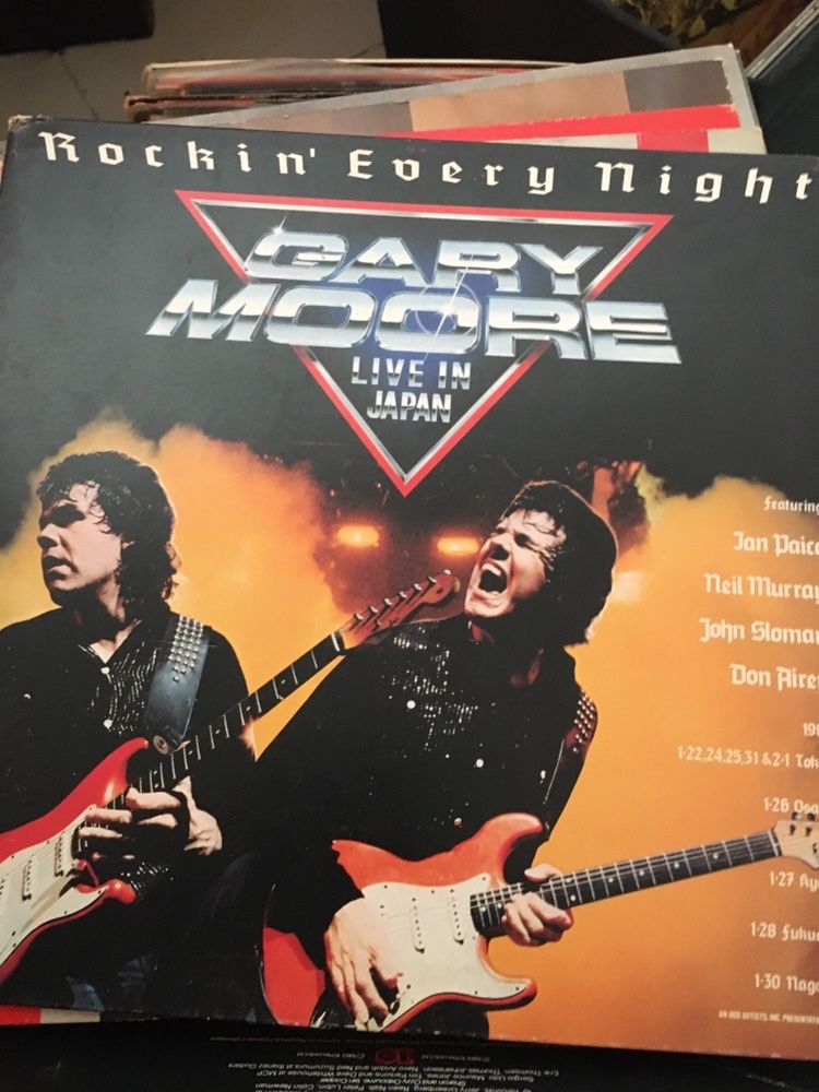 Gary Moore - colectie viniluri vechi - Made in Germany