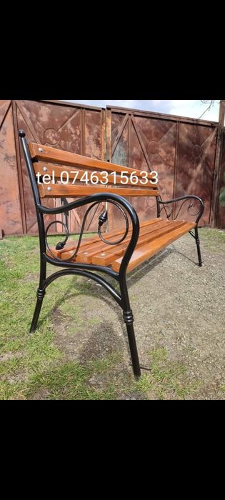 Banca parc din fontă