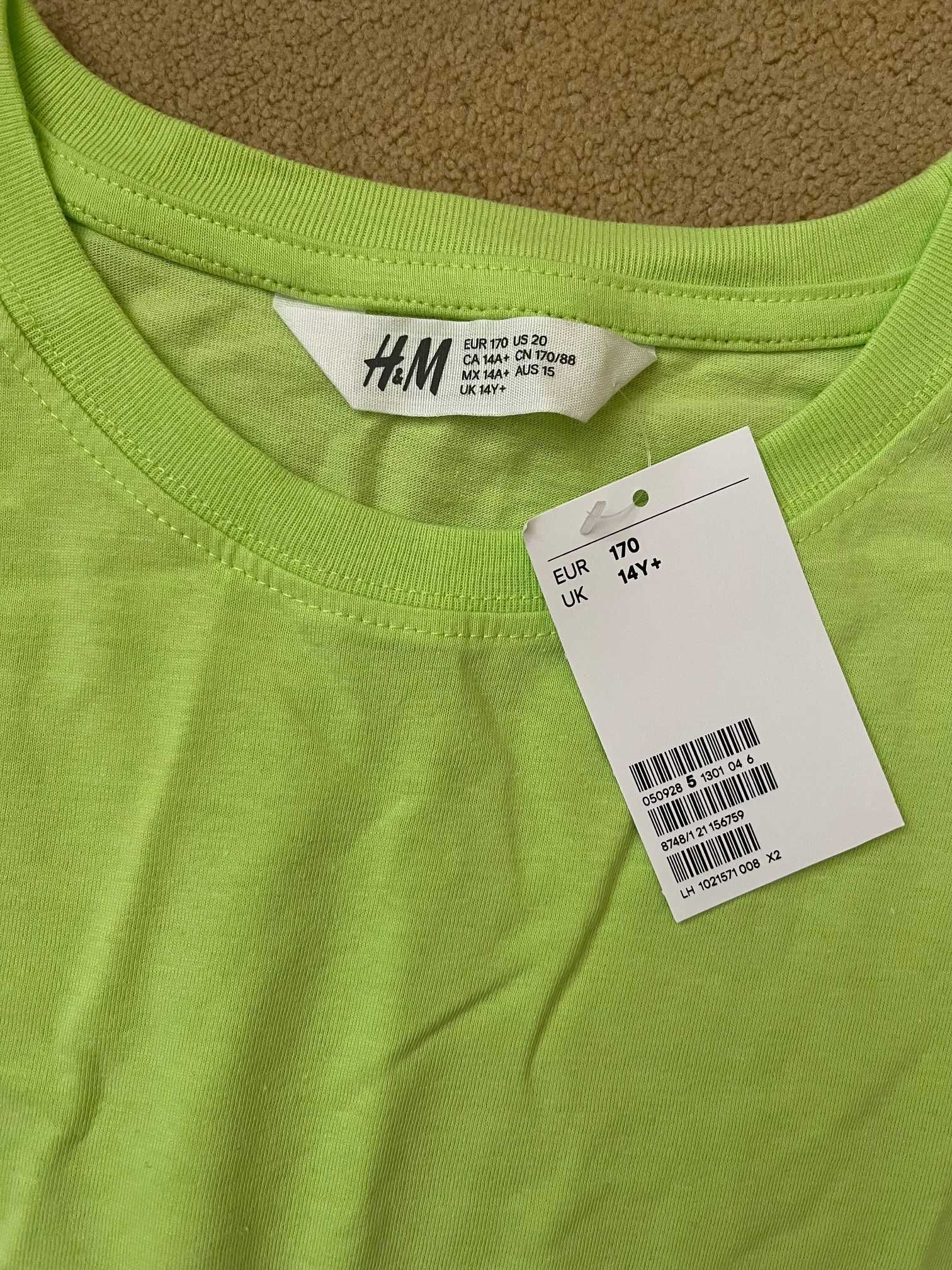 H&M комплект с къс ръкав за момче, тийн, размер 170, възраст 14+