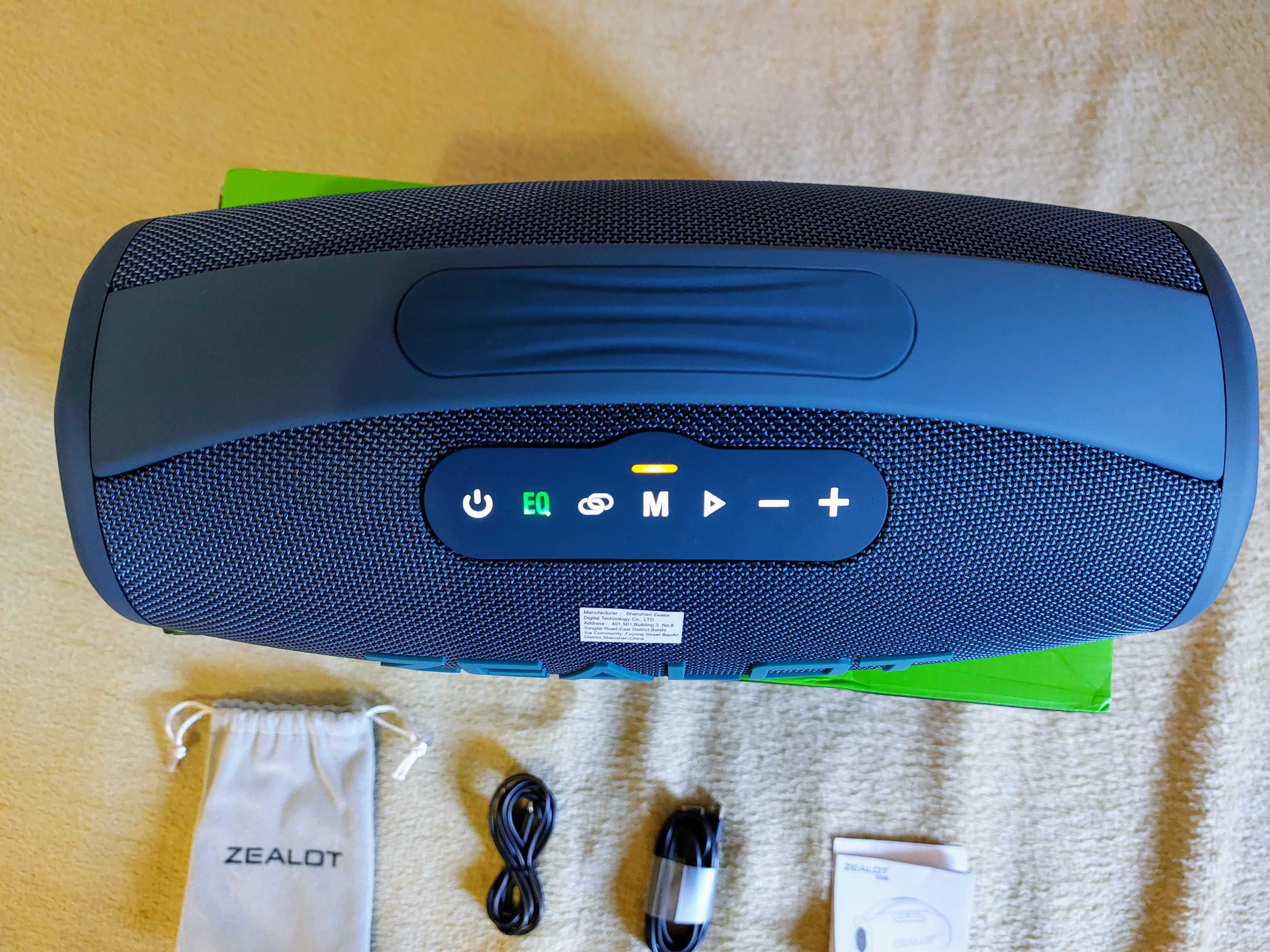 Преносима тонколона/бумбокс Zealot S97-80W, Водоустойчив IP67, НОВА!