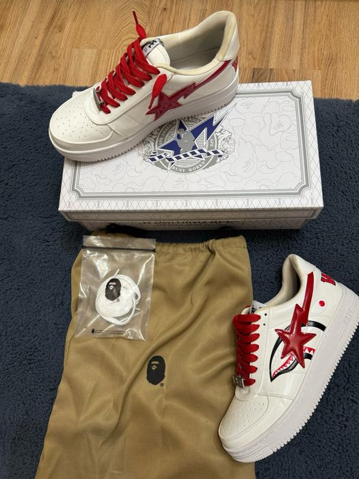 Adidasi Bape Sta Shark White, marimea 44,pret 400 lei