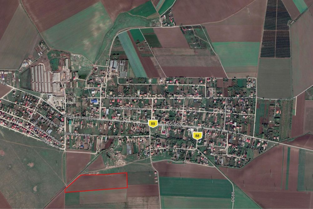 Vand teren agricol Poiana Ovidiu