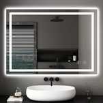 Oglinda de baie cu led 60x80
