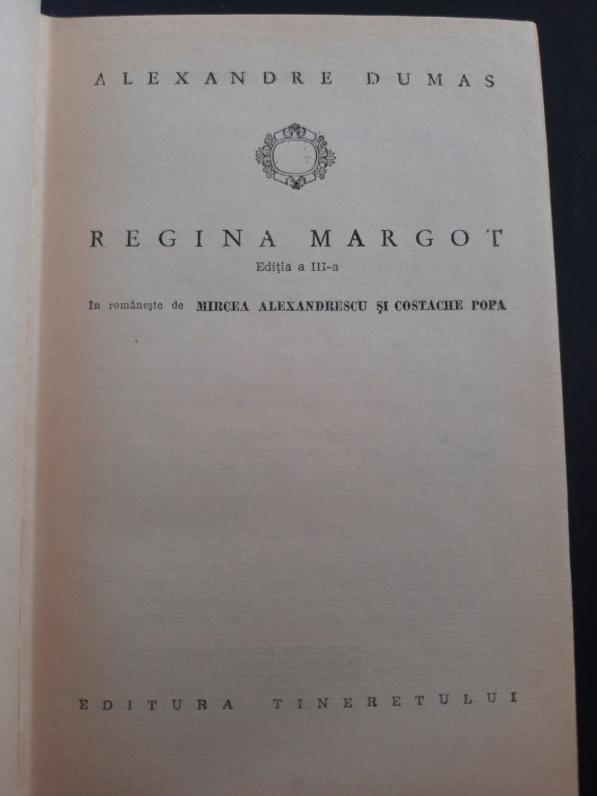 Regina Margot de Alexandre Dumas 1968