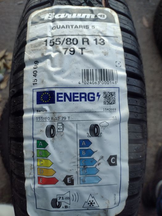Нови 2бр.,155/80/13 Barum Quartaris5 dot3522