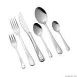 Set tacamuri pentru bucatarie din inox, design modern, 6 persoane, 36