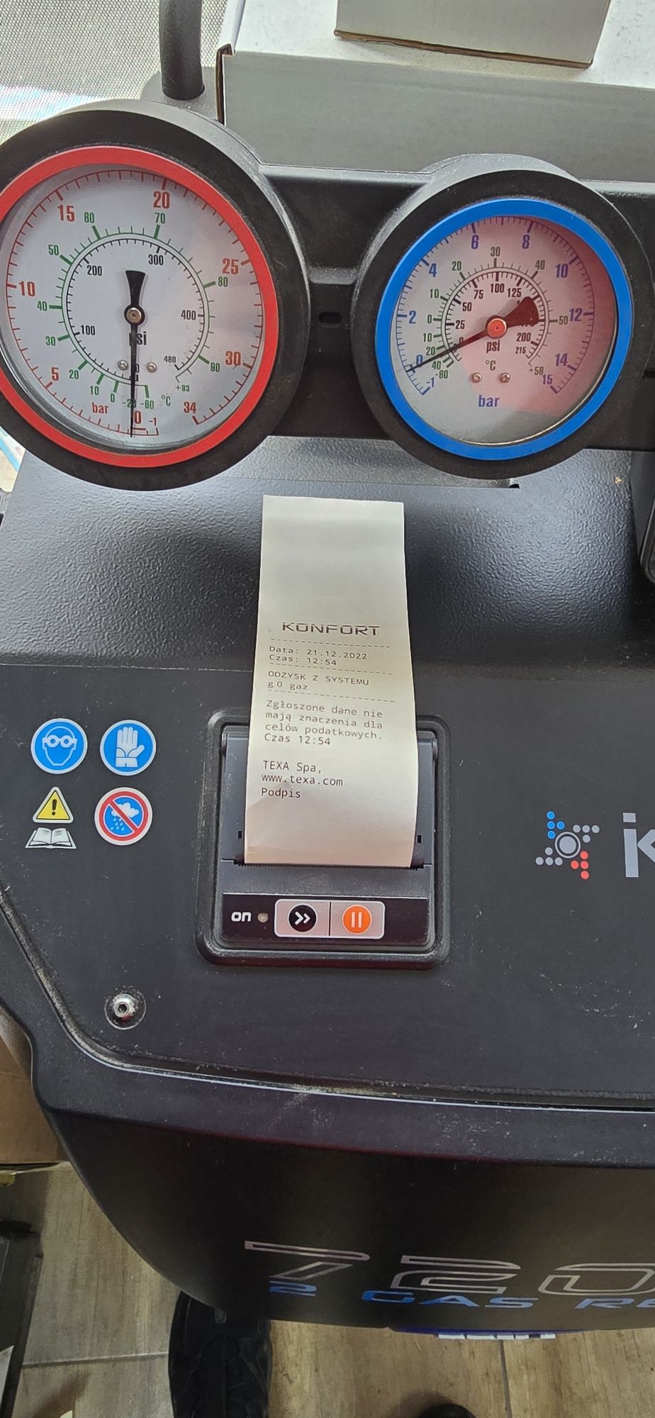 TEXA KONFORT 720 TOUCH Автоклиматична станция R134A ИЛИ R1234YF