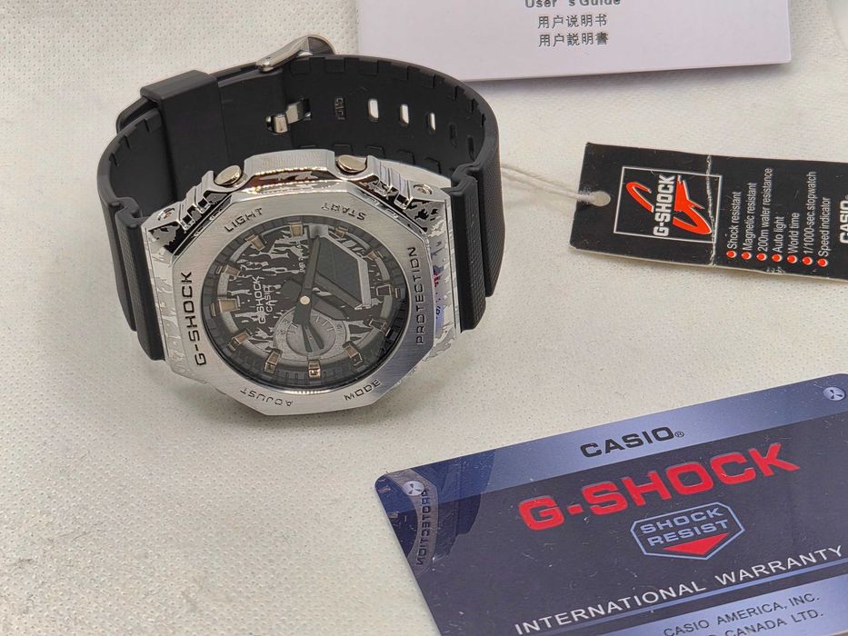 Ceas Casio G shock GM 2100b Grundge Camufaj black friday, Garantie 2an