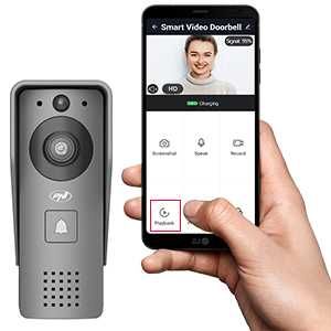 Interfon video inteligent PNI House 910 WiFi HD, P2P, iesire yala