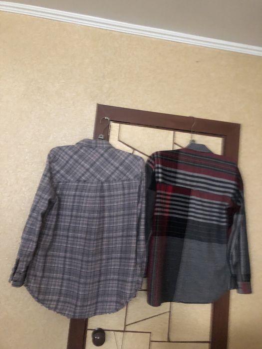 Рубашки в клетку по 2000 тг