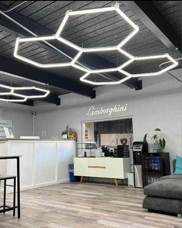 Премиум детайлинг LED осветление тип пчелна пита 2,49х1,70м