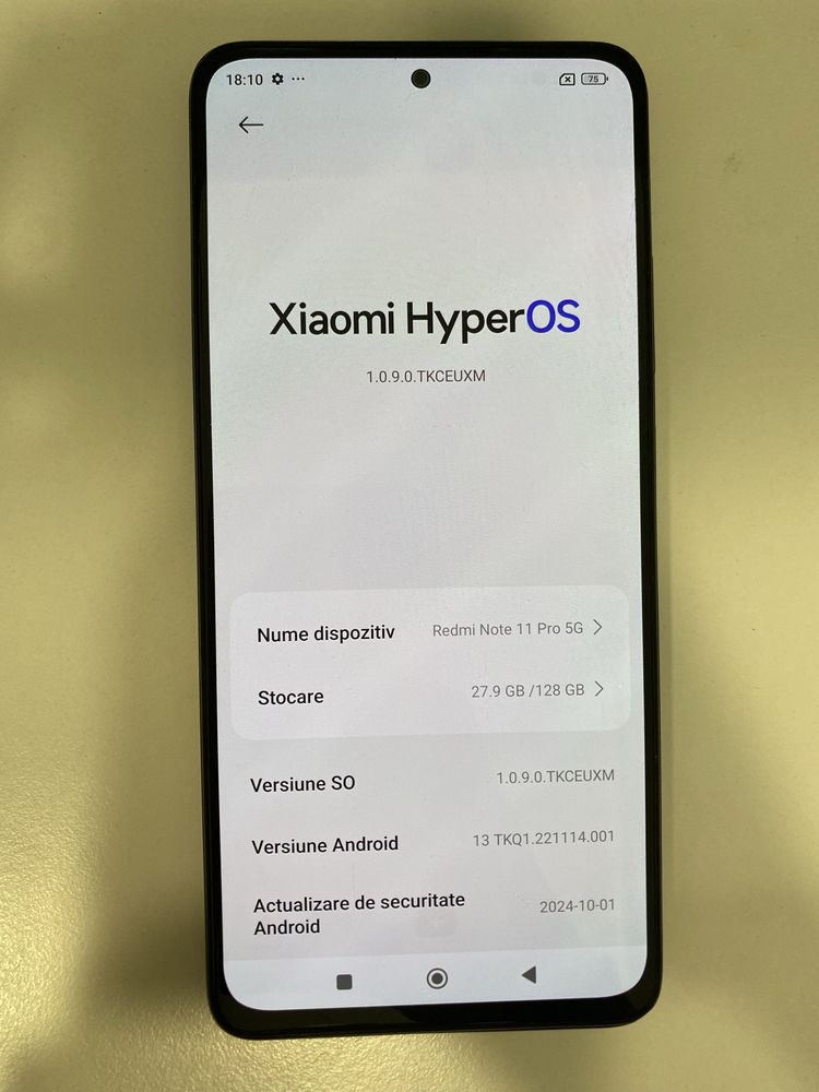 Redmi Note 11 Pro 5G 128GB ID-uel986