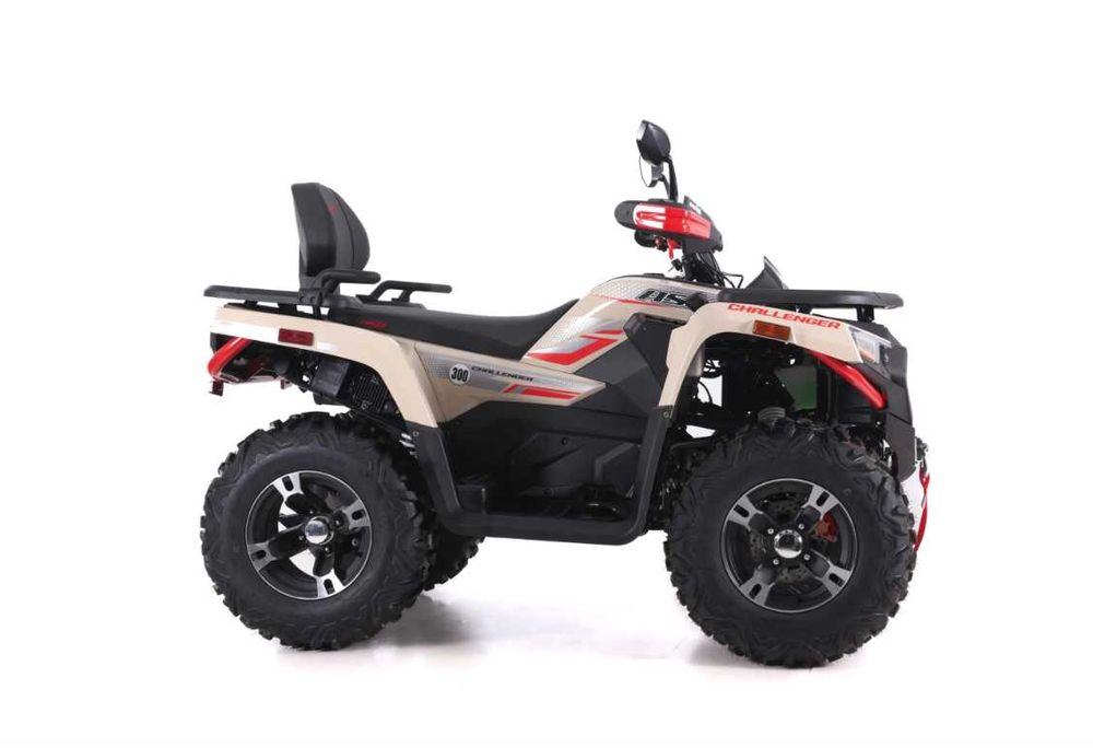 ATV Asix Challenger 300 , 2+1 viteze, crem/rosu, inregistrabil T3B