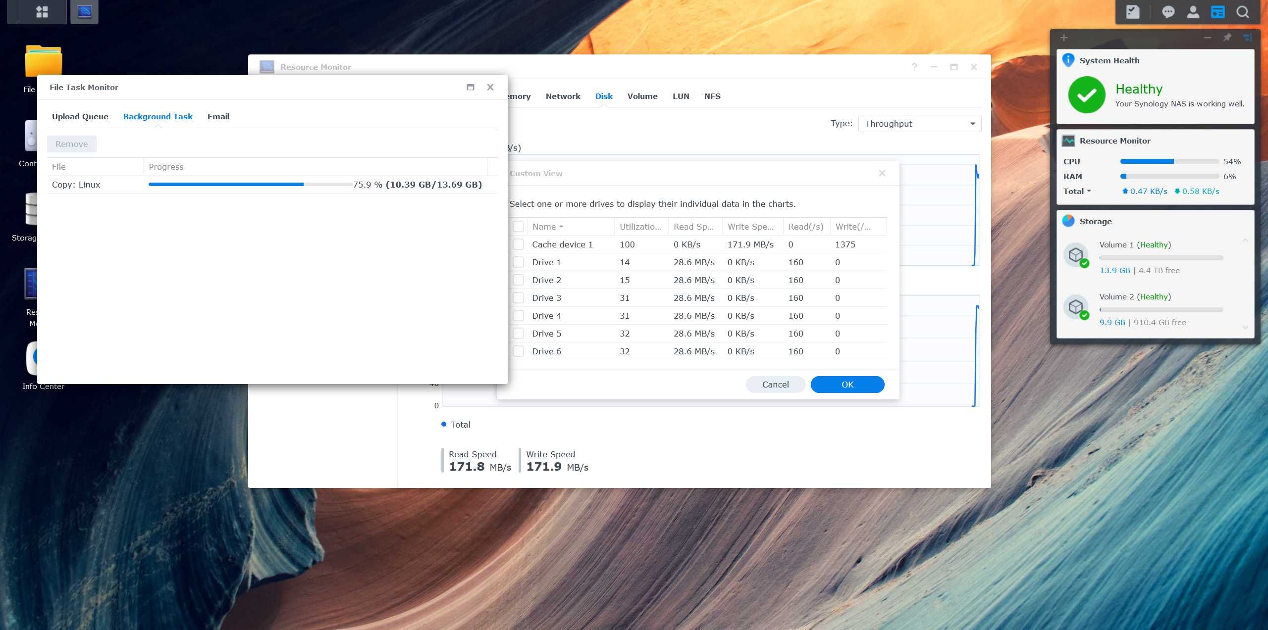 6 x 1TB SSD Silent Mini NAS/MediaServer, 8GB RAM, GigabitLAN