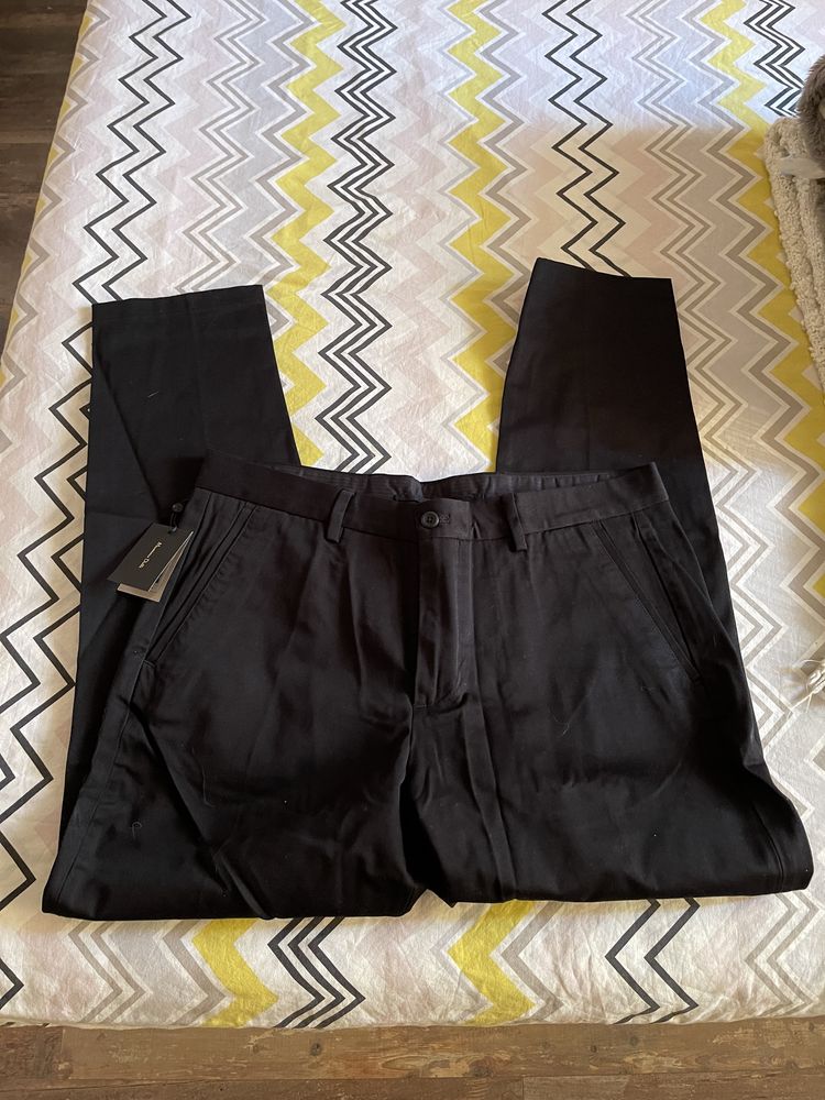 pantaloni negru Massimo Dutti