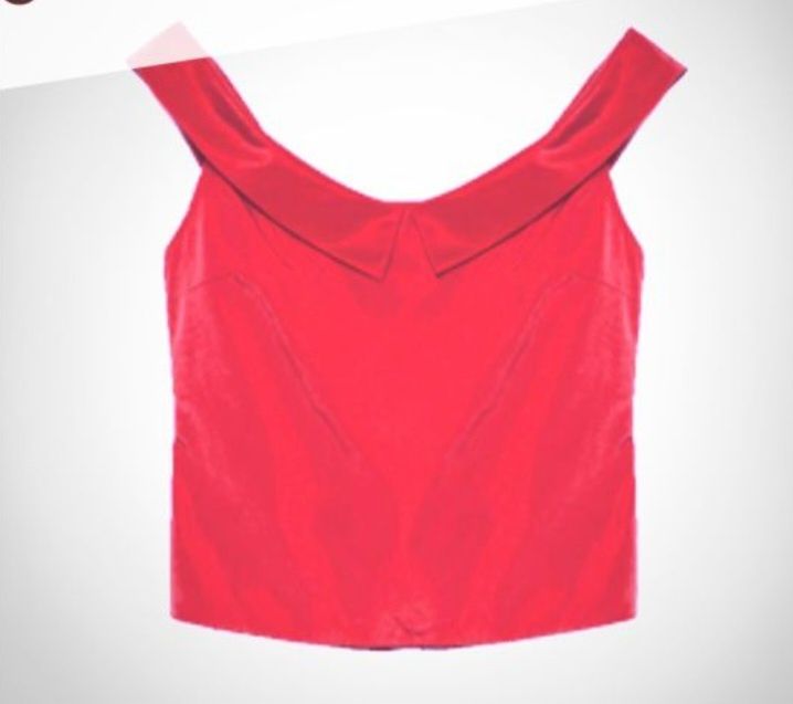 Top roșu Zara, mărimea M – elegant și feminin