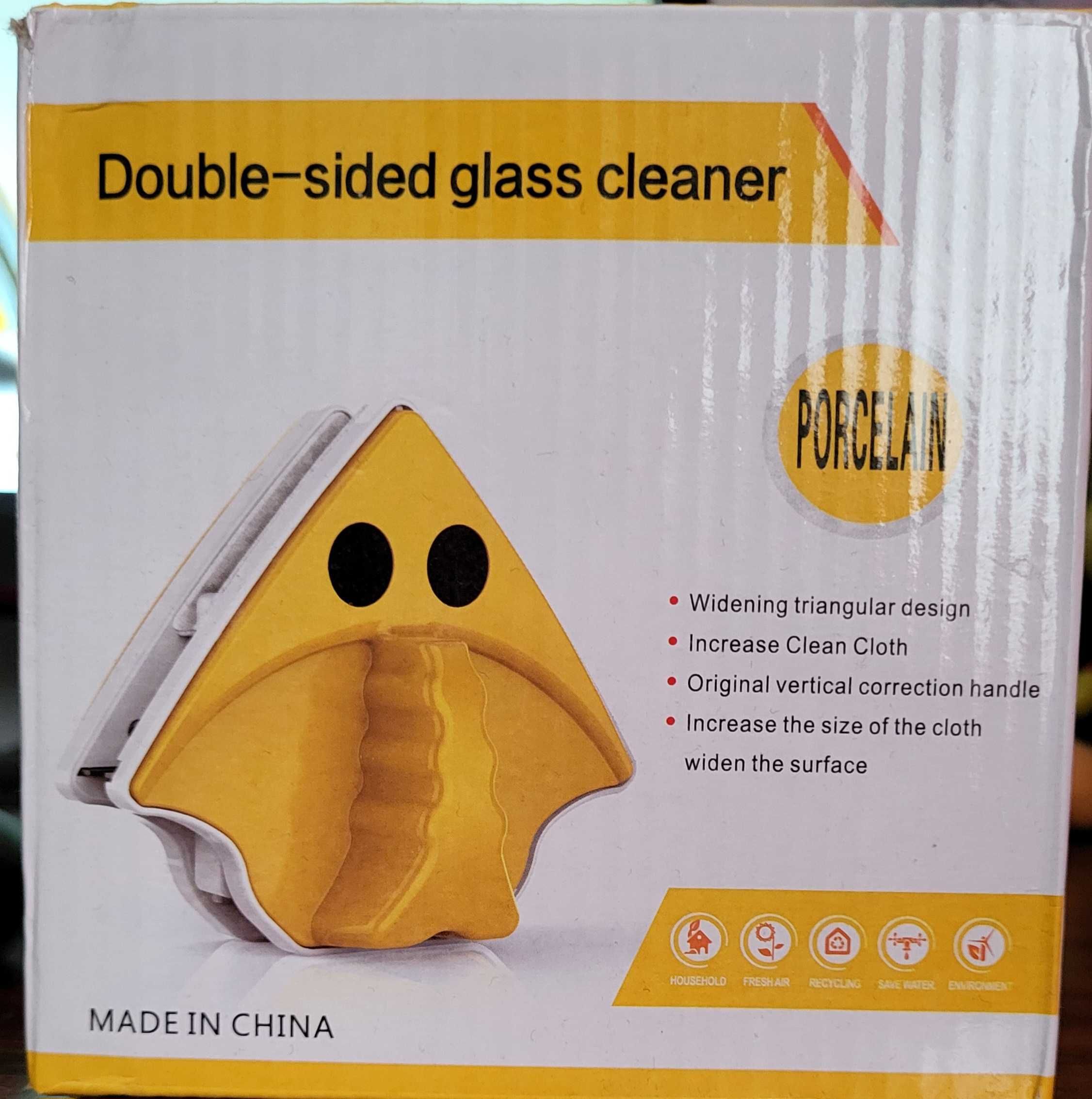 Stergator magnetic pentru geamuri 3D