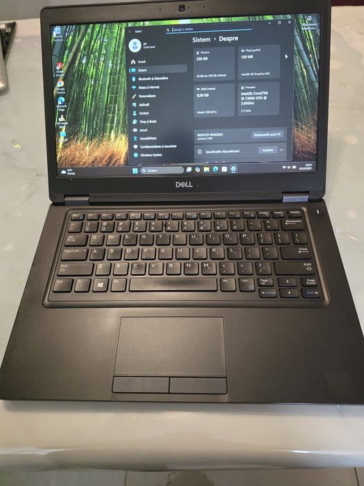 Laptop Dell 5490, i5-7300, ram 8gb, ssd 256gb, bat 4 ore