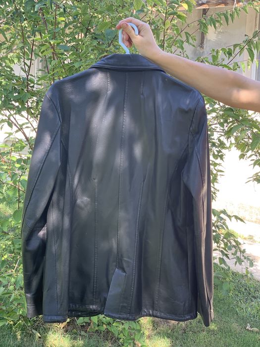 Vintage Peter Werth Piele Naturala Blazer, Sacou