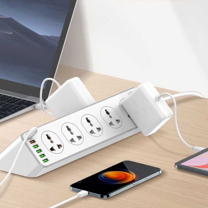 16 in 1 Сетевой фильтр LDNIO SC10610 — 10 розеток + 6 USB. Есть достав