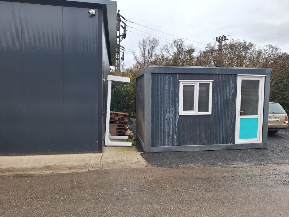 Birou container și grup sanitar