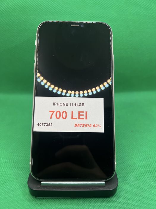 Iphone 11 64GB, bateria 92%, Lazar Amanet Crangasi, 40773