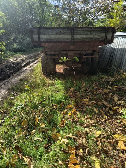 Vand remorca pentru tractor monoaxala cu roti duble