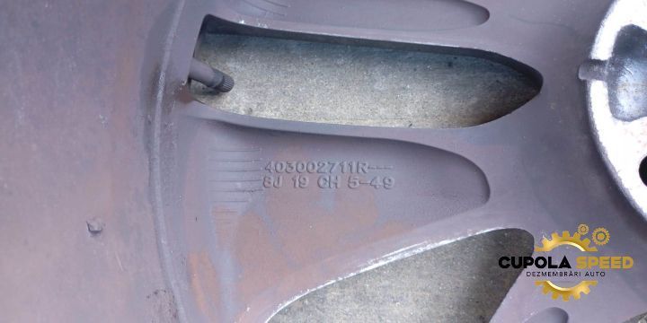 Jante cu anvelope 403002711R 245/40/R19 5x114.3 8x19 ET49 Renault Tal