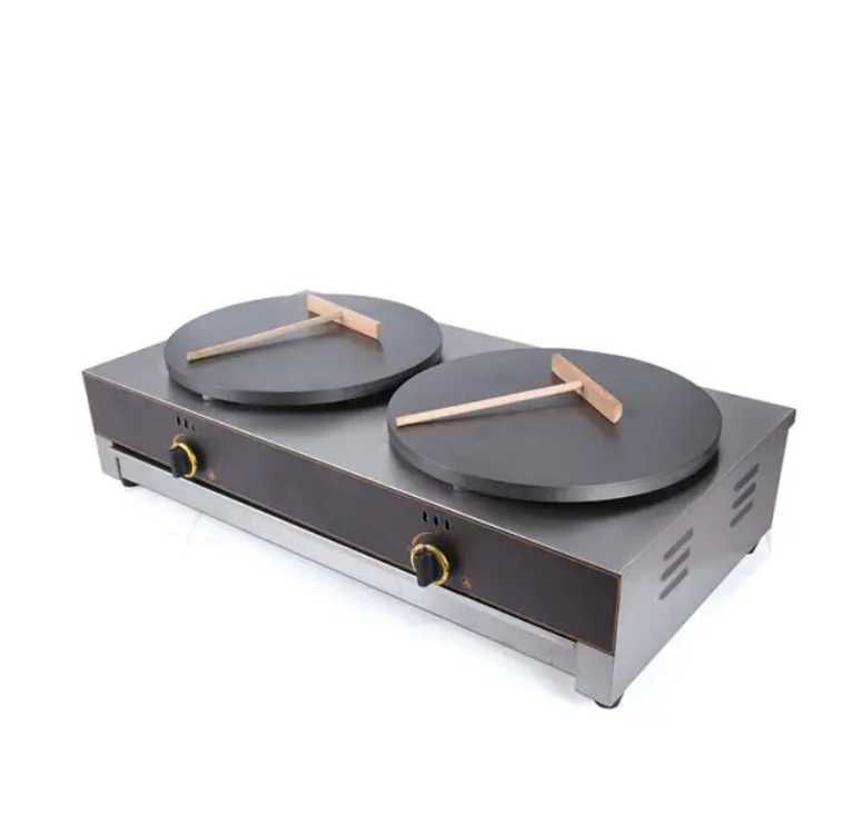 Crepiera dubla pe gaz 40 cm GPL,,Noua,transport gratuit,factura