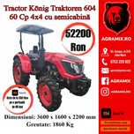 Tractor nou fara cabina cu acoperis Konig nou 60 Cp Agramix