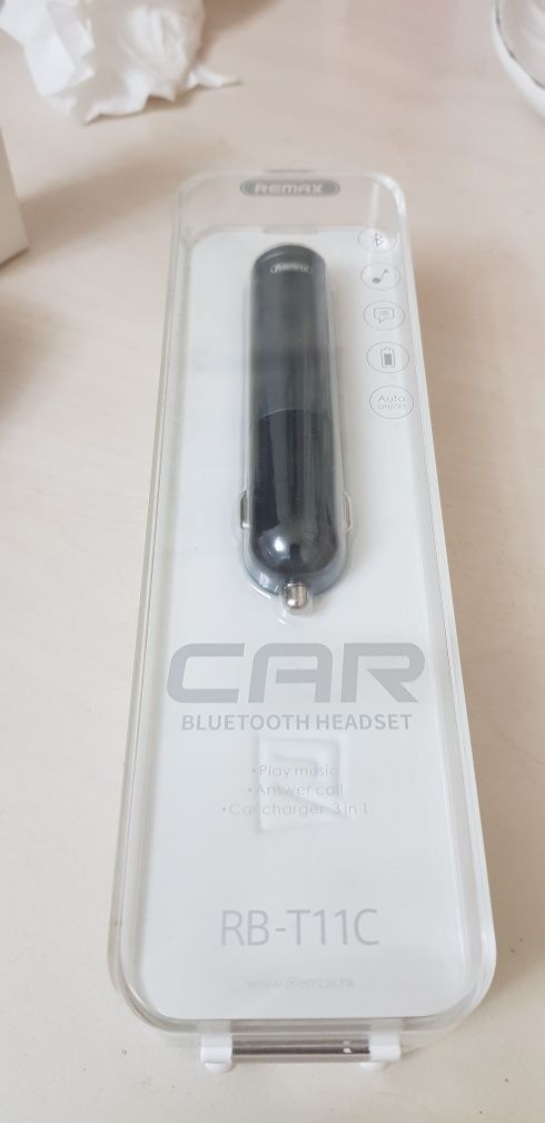 Bluetooth-гарнитура Remax RB-T11C, чёрно-серый.