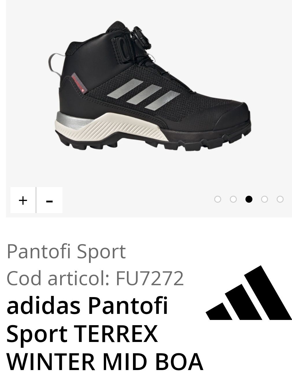 Ghete iarna/zapada Adidas + cadou