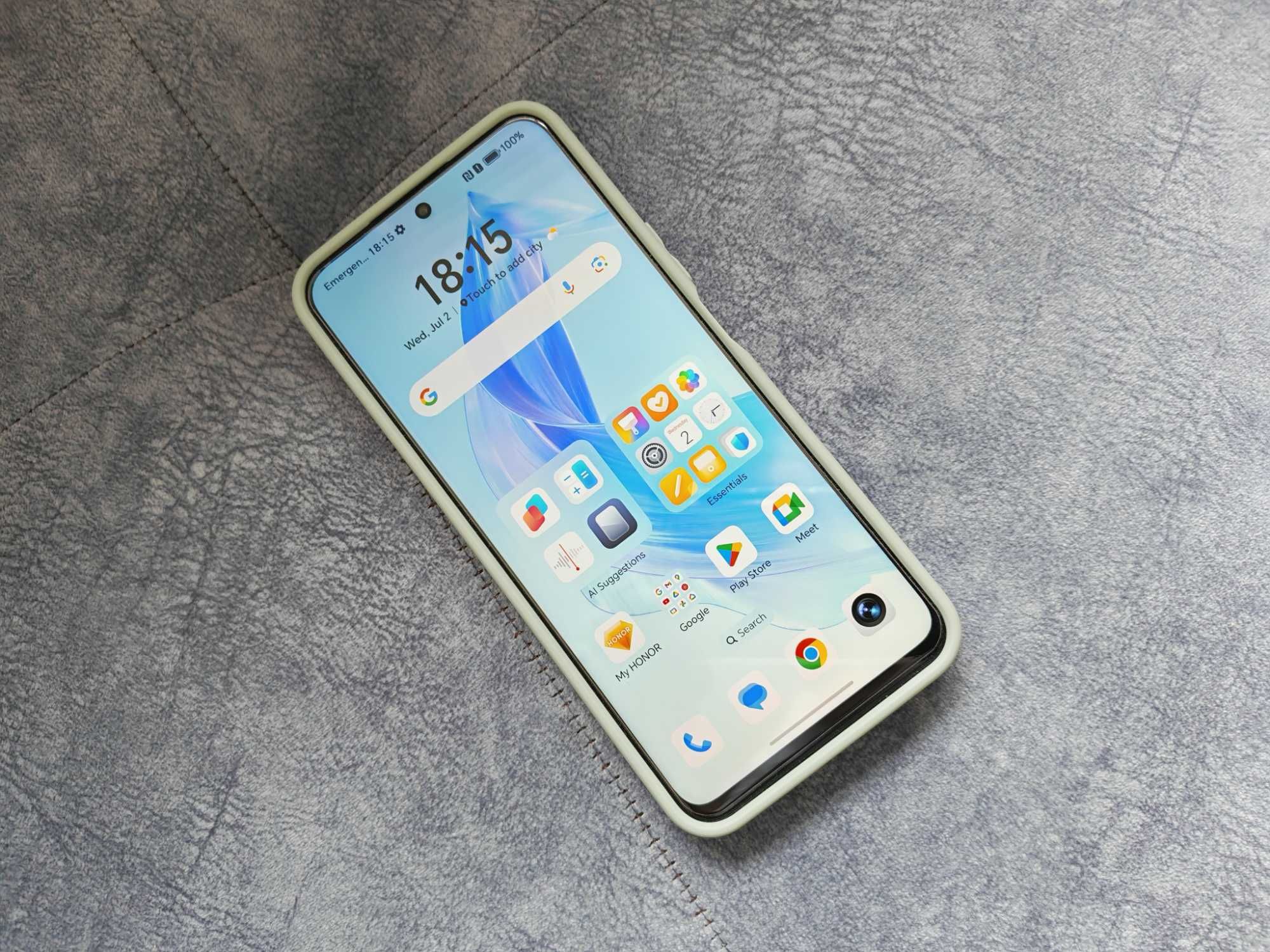 Honor 90 Lite + Tudia case + 3 glass screen protectors