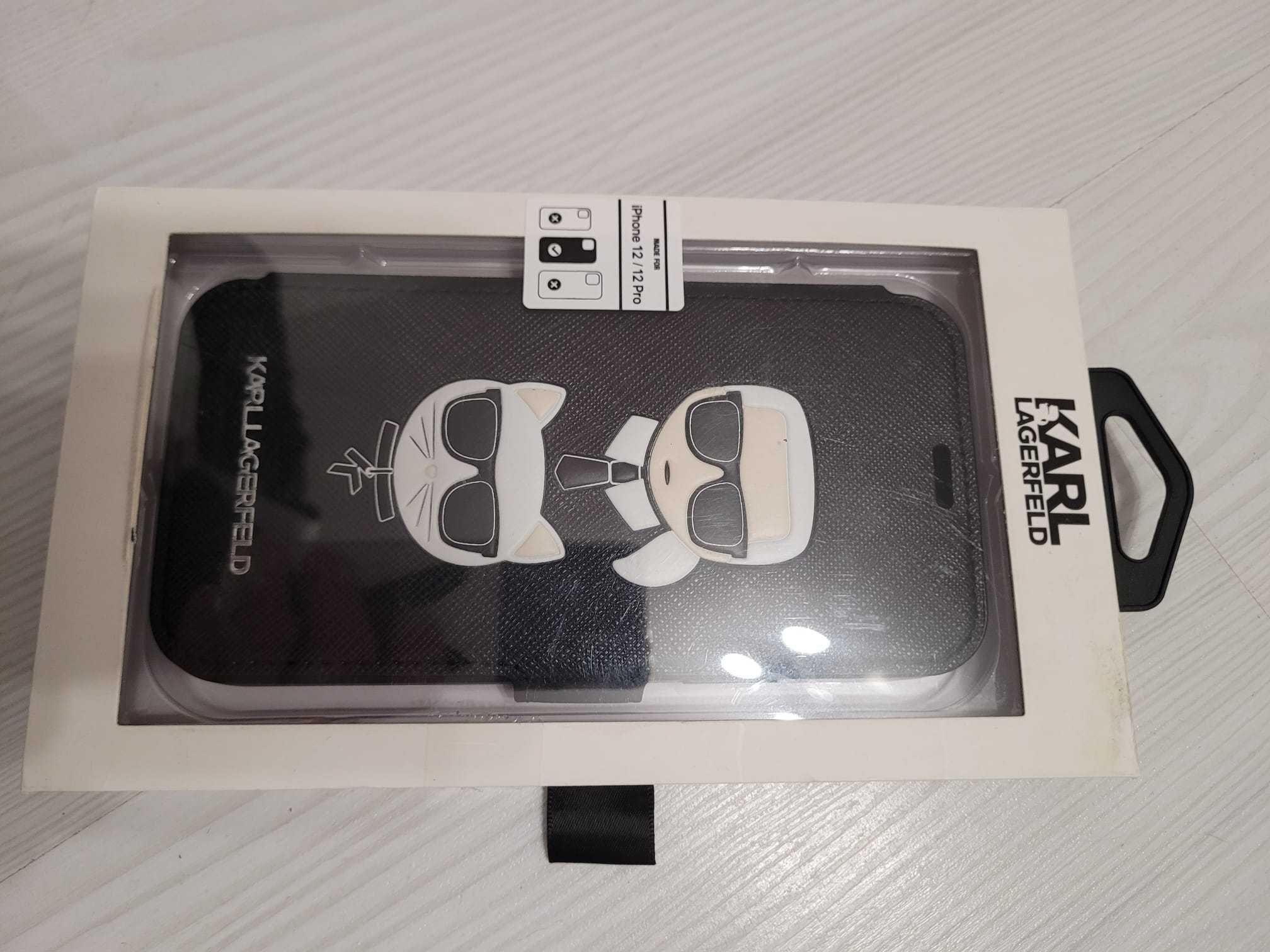 Husa Karl Lagerfeld Saffiano K&C Heads Book iPhone 12-12 Pro, 99 Lei
